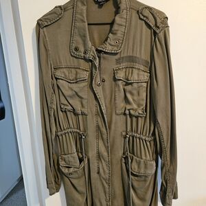 Buffalo David Bitton Olive Green Utility Jacket